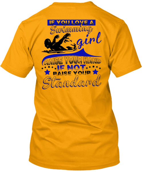 You Love A Swimming Girl T Shirt, I Love Swimming T Shirt