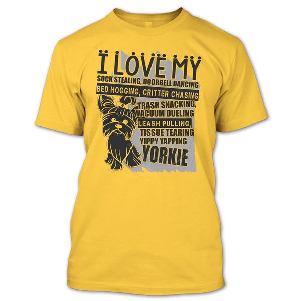 I Love My Sock Stealing T Shirt, I Am A Dog Lover T Shirt