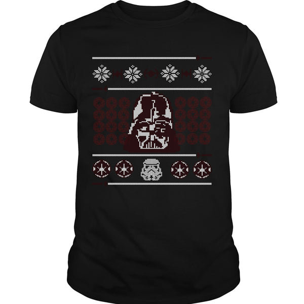 A black t-shirt with the shopify logo