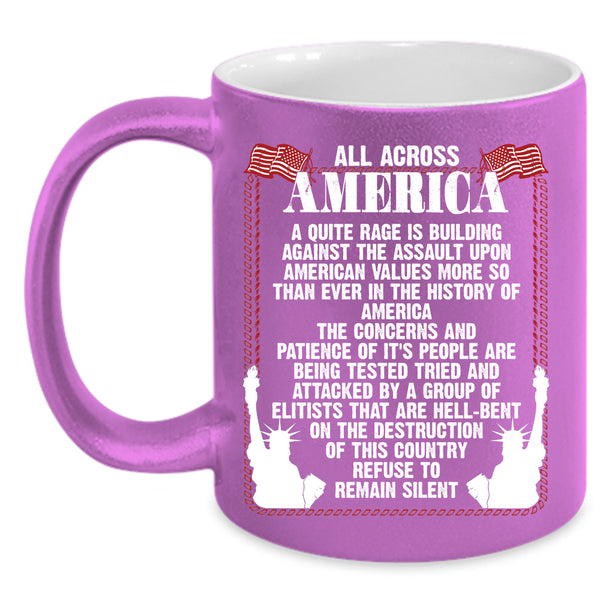 All Acrross America Coffee Mug, Cool Gift For My Friends Coffee Cup