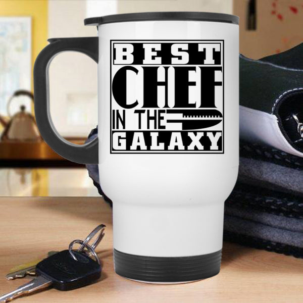 Awesome Gift For Chef Travel Mug, Best Chef In The Galaxy Mug