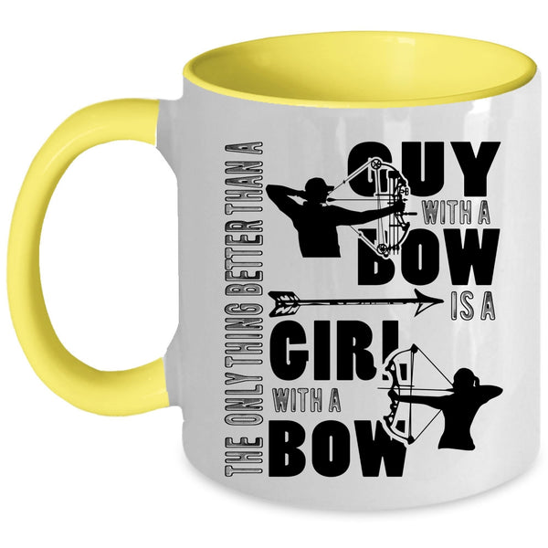 Girl With A Bow Coffee Mug, Guy With A Bow Accent Mug