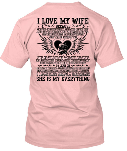 I Love My Wife T Shirt, I Love Husband T Shirt