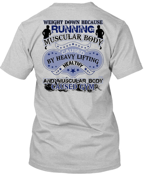 Running Muscular Body T Shirt, I Love Running T Shirt
