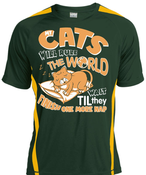 Cat's Will Rule The World T Shirt, They Finish One More Nap T Shirt, Cool Shirt