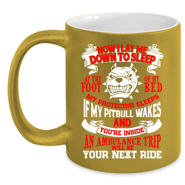 My Pit Bull Coffee Mug, Cool Gift For Pitbull Lovers Coffee Cup
