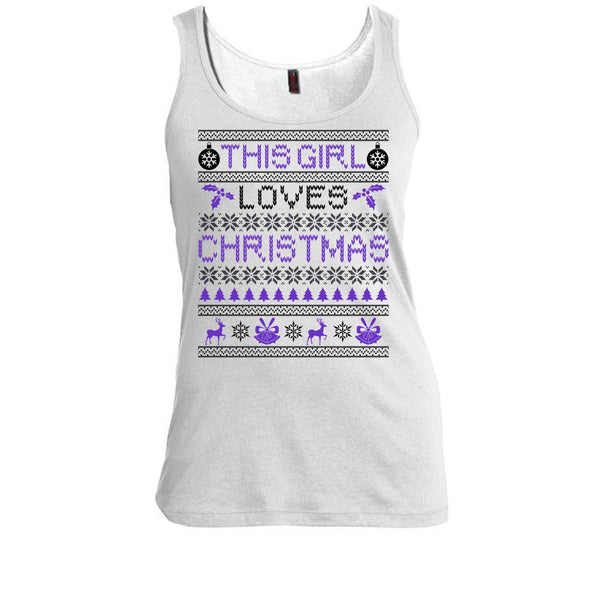 This Girl Loves Christmas T Shirt, Awesome Merry Christmas T Shirt, Awesome t-shirts