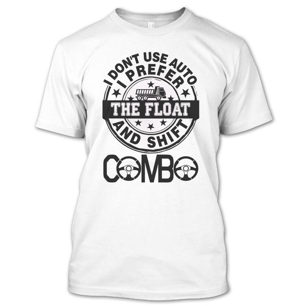 A black t-shirt with the shopify logo