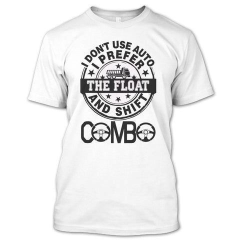 A black t-shirt with the shopify logo