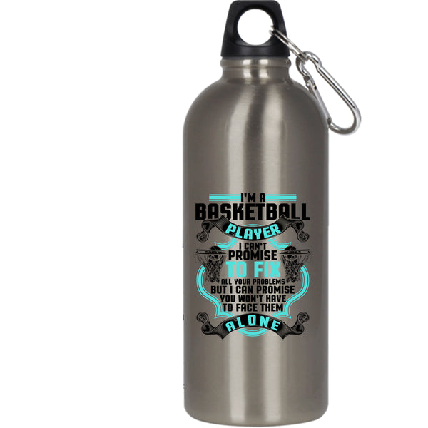 I'm A Basketball Player 20 oz Stainless Steel Bottle,Cute Gift For Basketball Players Outdoor Sports Water Bottle