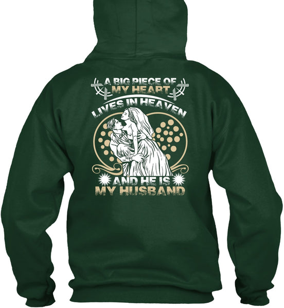 He Is My Husband T Shirt, Lives In Heaven T Shirt