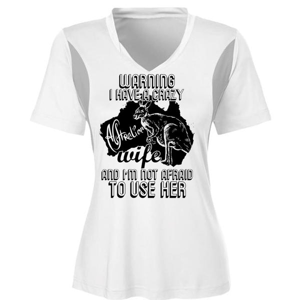 I Have A Crazy Australian Wife T Shirt, I Love Wife T Shirt, Awesome T-Shirts