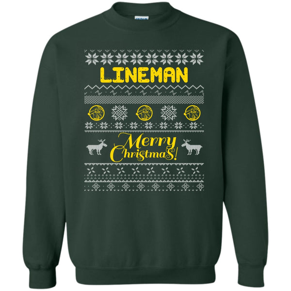 Coolest Lineman T Shirt, Gift For Merry Christmas Sweatshirt