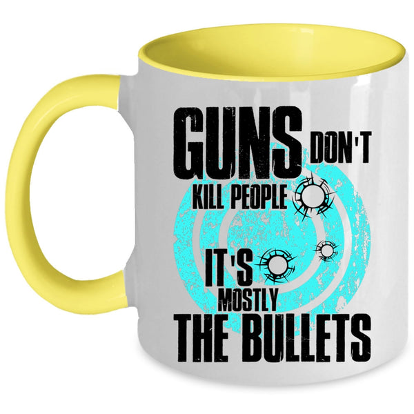 Funny Gift For Gun Owner Coffee Mug, Cool Gunaholic Accent Mug