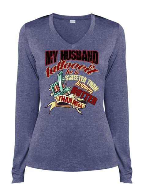 My Husband Is Tattooed T Shirt, He Is Sweeter T Shirt