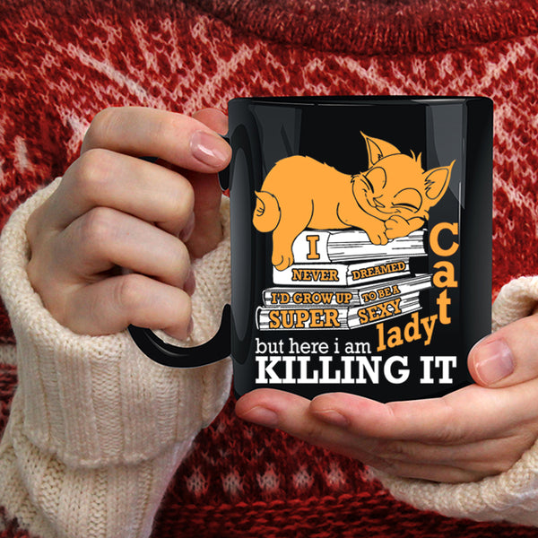 I'd Grow Up To Be A Cat Lady Coffee Mug, Cool Cat Lady Coffee Cup