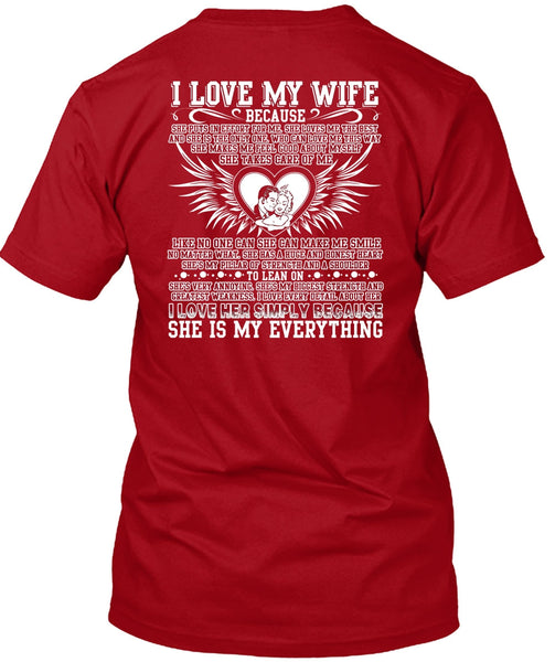 I Love My Wife T Shirt, I Love her Simply T Shirt