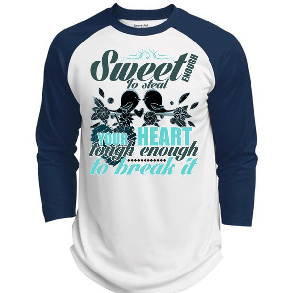 Sweet Enough To Steal Your Heart T Shirt, I Love Husband T Shirt, Awesome T-Shirts  (Polyester Game Baseball Jersey)