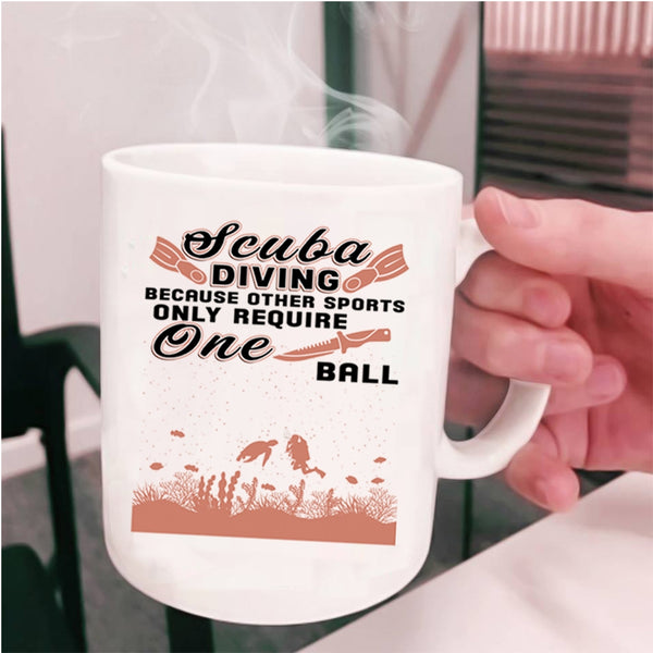 Cute Gift For Scuba Diver Coffee Mug, Scuba Diving Cup