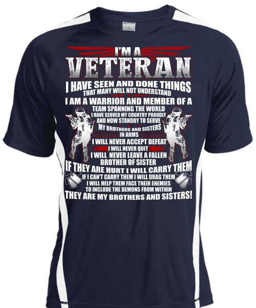 I'm A Veteran T Shirt, My Brothers And Sisters T Shirt, Cool Shirt