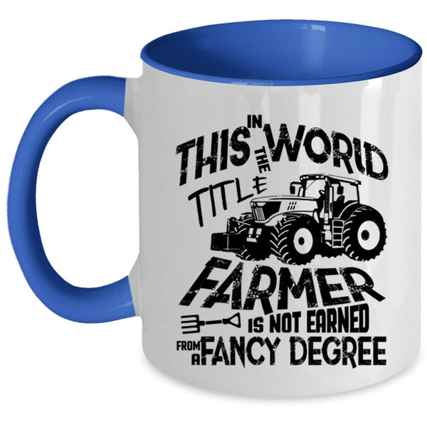 Best Farmer Ever Coffee Mug, Awesome Farmers Accent Mug