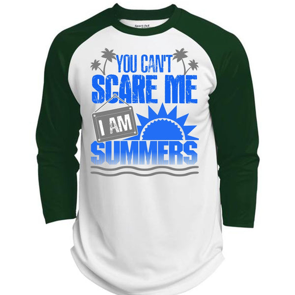 You Can't Scare Me T Shirt, I Love Summer T Shirt, Awesome T-Shirts  (Polyester Game Baseball Jersey)