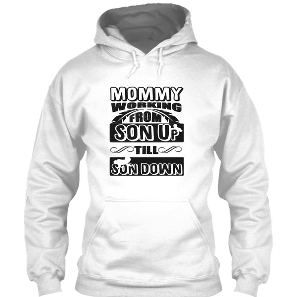 A black t-shirt with the shopify logo