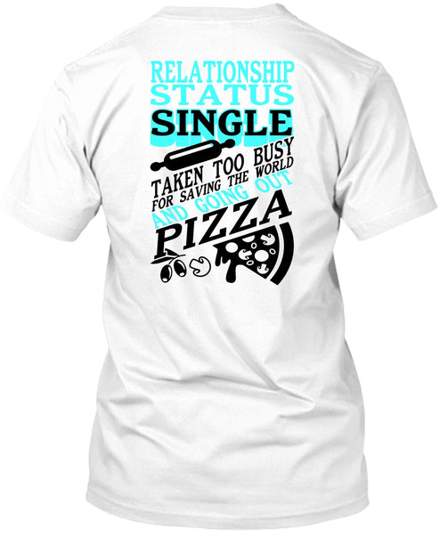 A black t-shirt with the shopify logo