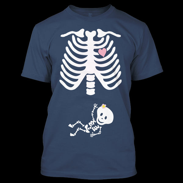 A black t-shirt with the shopify logo