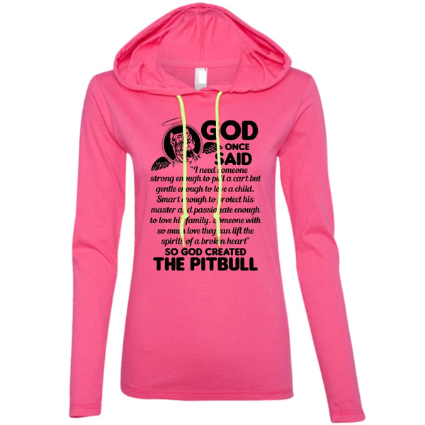 God Created The Pit Bull T Shirt, I Love Dog T Shirt, Awesome T-Shirts