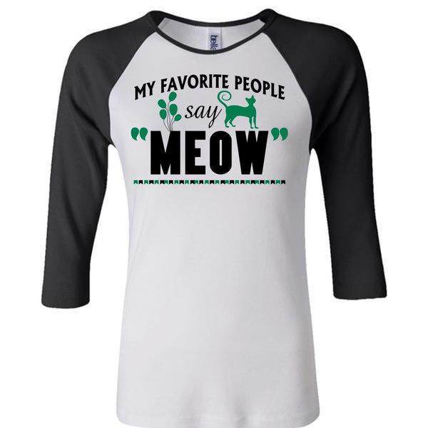 My Favorite People Say Meow T Shirt, I Love My Cat T Shirt