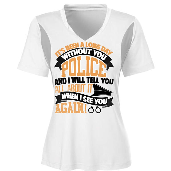 Long Day Without You Police T Shirt, I Love Police T Shirt, Awesome T-Shirts