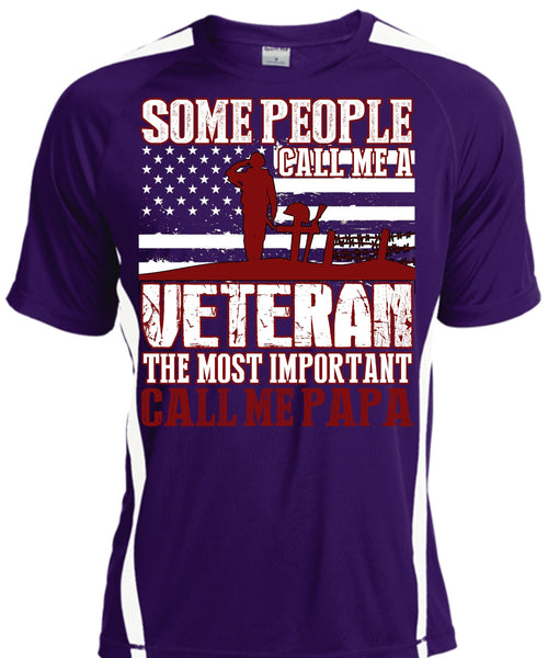 The Most Important Call Me Papa T Shirt, Call Me A Veteran T Shirt, Cool Shirt
