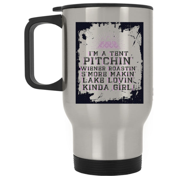 I Love Camping Travel Mug, I'm A Tent Pitching Mug