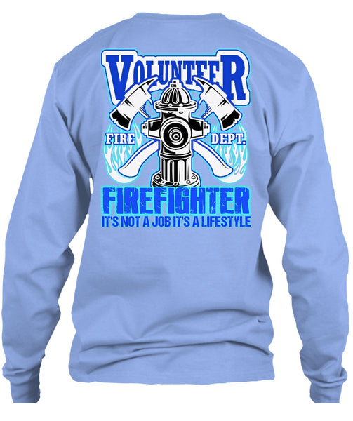 Volunteer Firefighter T Shirt, I Love Firefighter T Shirt