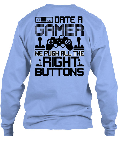Date A Gamer T Shirt, I Love Gaming T Shirt