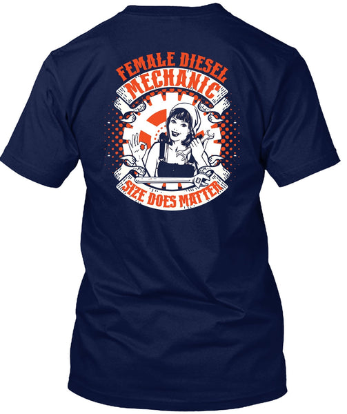 Female Diesel Mechanic T Shirt, Being A Mechanic T Shirt