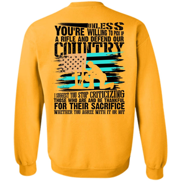 I Love Veteran T Shirt, Defend Our Country Sweatshirt