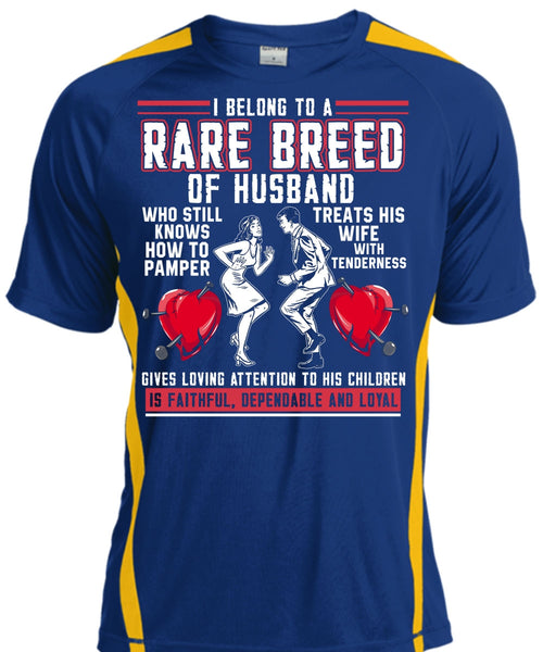 Rare Breed Of Husband T Shirt, Treats His Wife T Shirt, Cool Shirt