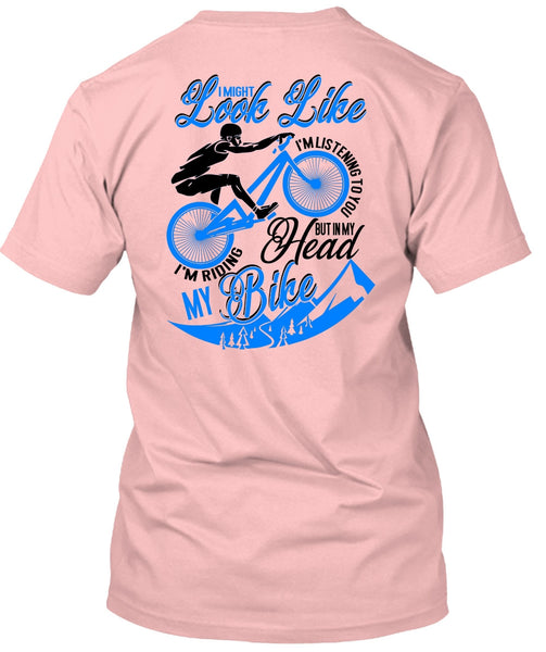 I'm Riding My Bike T Shirt, I Love Biker T Shirt