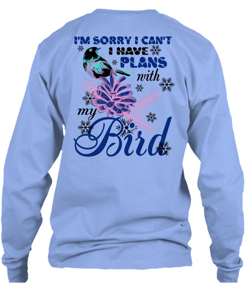 I Have Plans With My Bird T Shirt, Noel Christmas T Shirt