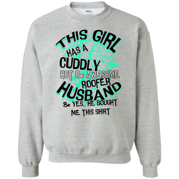 Coolest Roofer T Shirt, Awesome Roofer Husband Sweatshirt