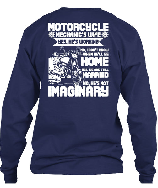 Motorcycle Mechanic's Wife T Shirt, We Are Still Married T Shirt
