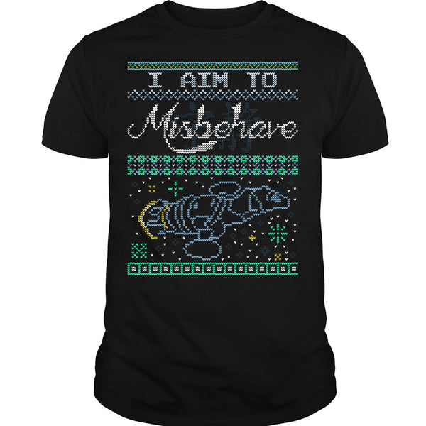 A black t-shirt with the shopify logo