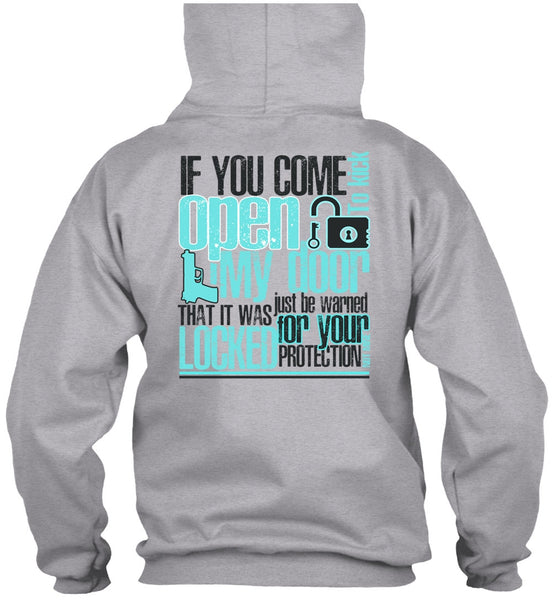 If You Come To Kick Open My Door T Shirt, I Love Gunning T Shirt