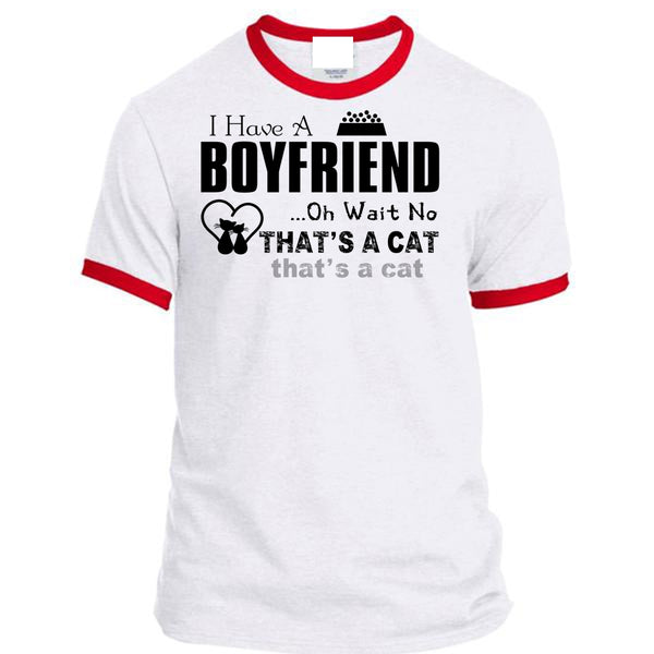 I Have A Boyfriend T Shirt, Oh Wait No That's A Cat T Shirt, My Favorite T Shirt