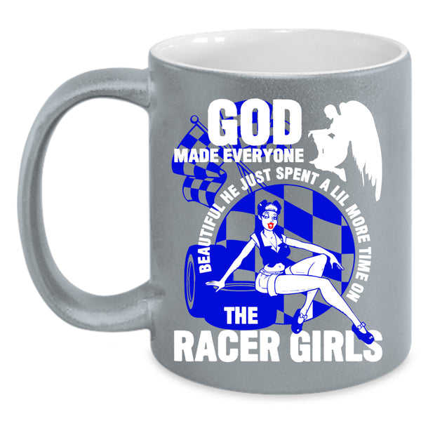 The Racer Girls Coffee Mug, Cool Gift For Racer Girls Coffee Cup