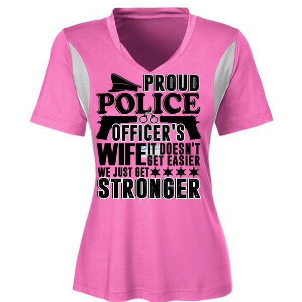 Proud Police Officer's Wife T Shirt, I Love Police T Shirt, Awesome T-Shirts