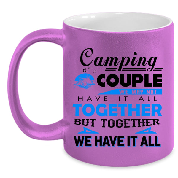 Cool Gift For Couple Coffee Mug, Camping Couple Accent Mug