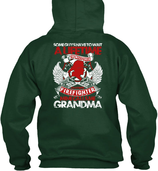 Meet Their Favorite Firefighter T Shirt, Calls Me Grandma T Shirt